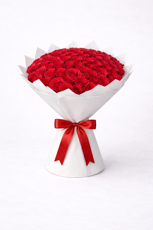 Century of Love – 100 Red Roses - Onlineflowersdubai.ae