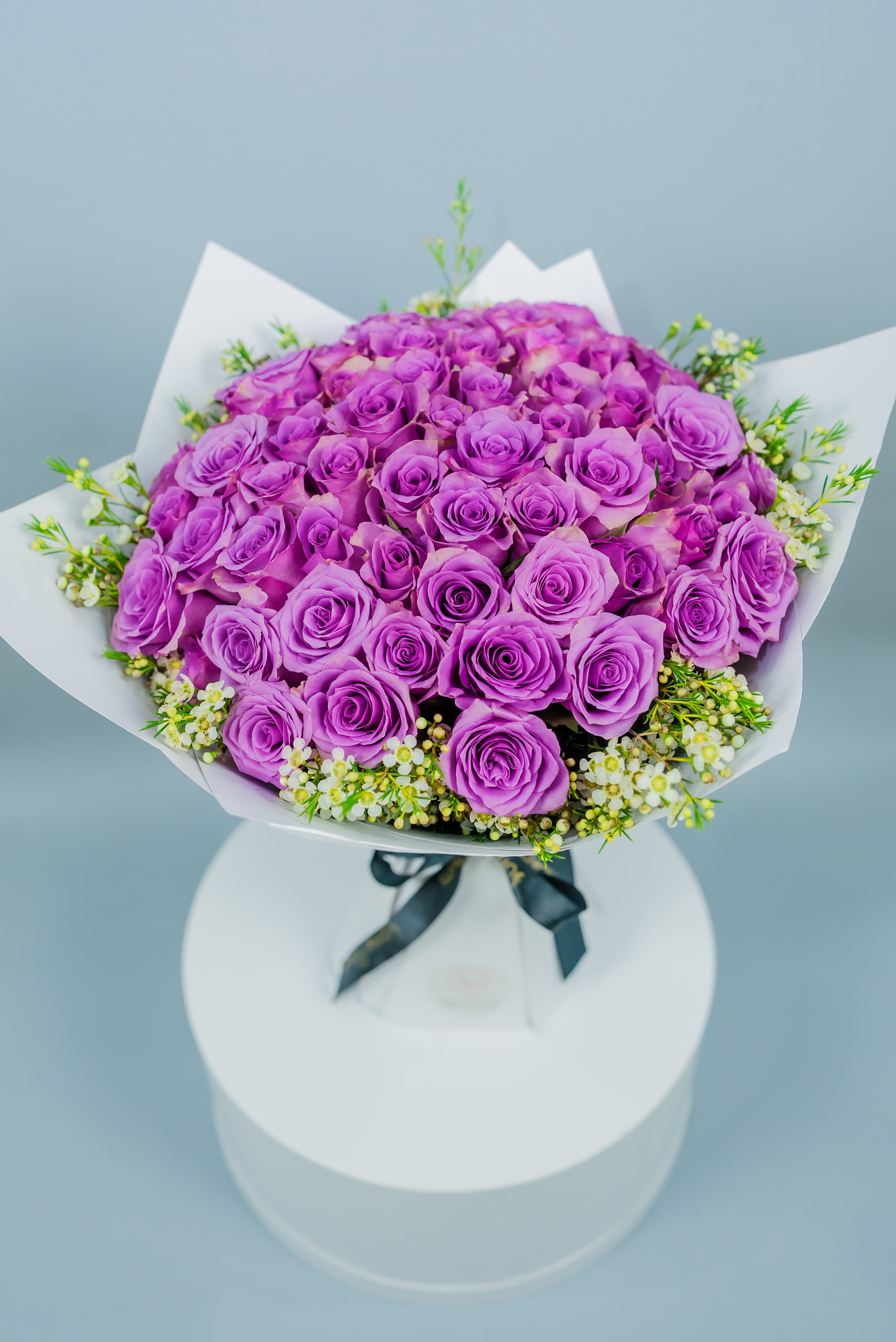 Purple Rose Bouquet