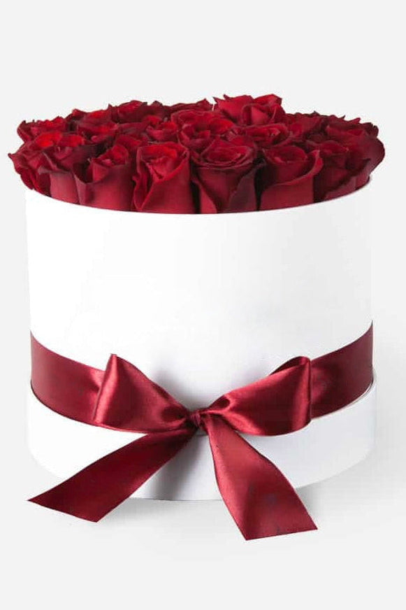 24 Red Roses in a Box