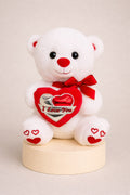White Teddy – 28 cm - Onlineflowersdubai.ae