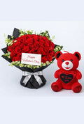 Valentine Heartfelt Love Roses - Onlineflowersdubai.ae