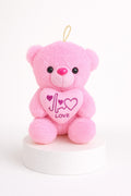 Pink Love Teddy – 28 cm - Onlineflowersdubai.ae